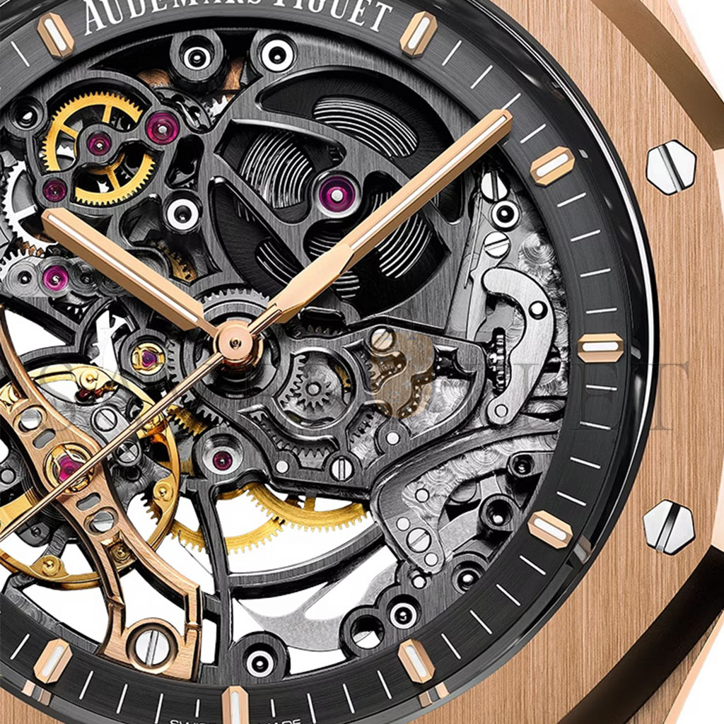 audemars P*g*et royal oak double balance wheel openworked 15407or.oo.1220or.01